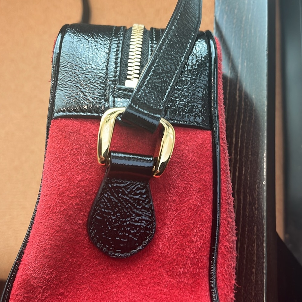 Gucci ophidia crossbody red suede - Picture 12 of 15